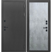 Дорстон ЭкоТерм Букле черный Цемент светлый фото