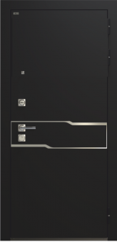 Дорстон Стелс Муар черный Ф-26 софт белый фото